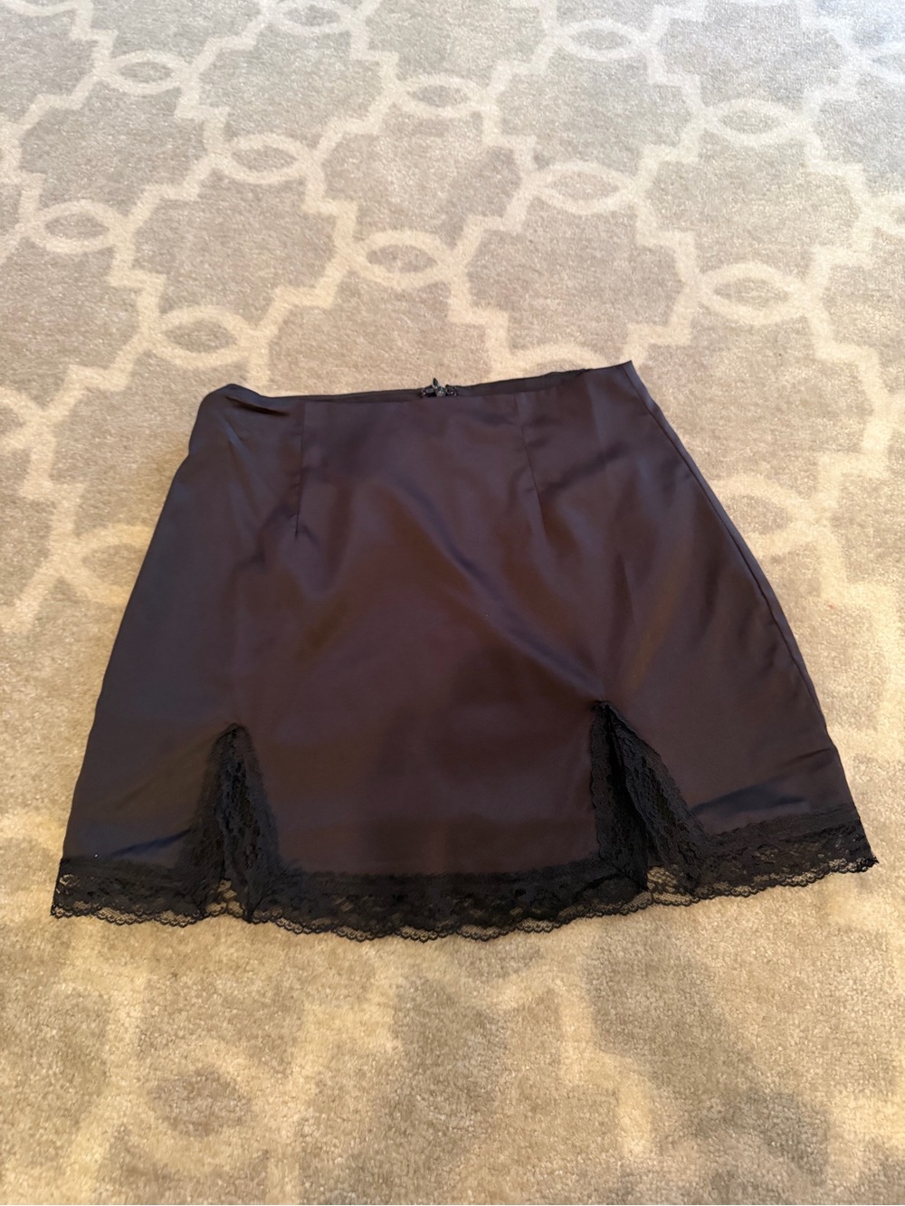 superdown Black Dress with Back Zipper Detail